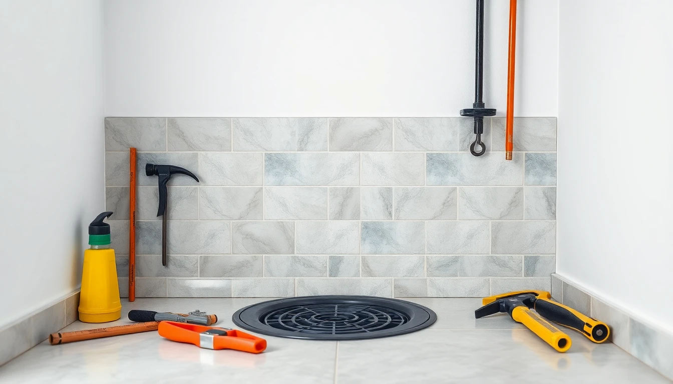 Interior Drain Tile Installation